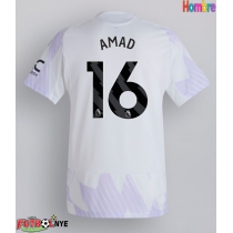Camiseta Manchester United Amad Diallo #16 Visitante Equipación 2025-26 manga corta